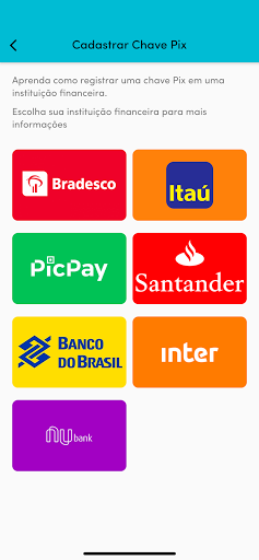info PIX. Chaves e pagamentos Screen 2