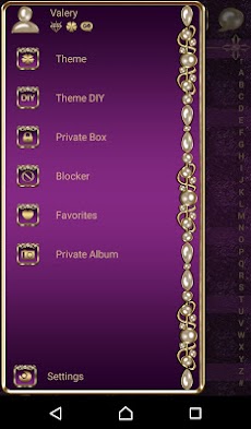 Virgin Mary Lilac Go SMS themeのおすすめ画像2