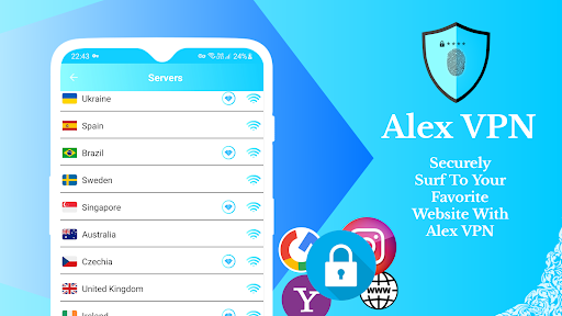 Alex VPN Fastest  Secure VPN