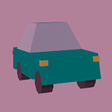 Car traffic simulator game icon