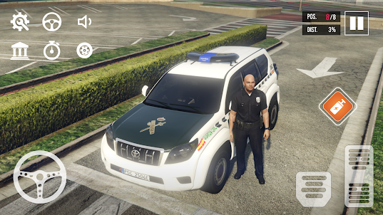Prado Game: Toyota Police Car