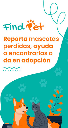 Android application Find pet screenshort