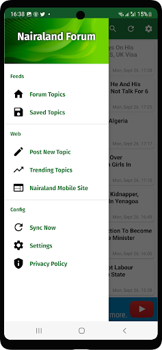 Android application Nairaland Forum screenshort
