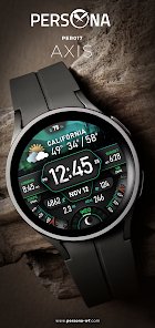 Captura 10 PER017 Axis Digital Watch Face android