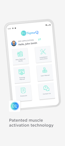 Android application Sigma Q Training screenshort