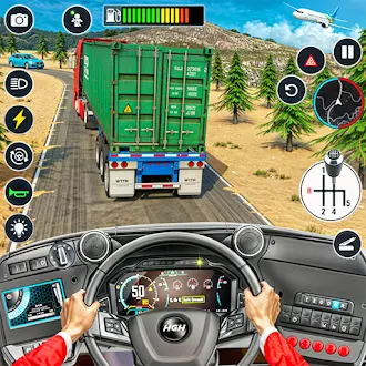Game screenshot American Truck Cargo Games Sim mod apk