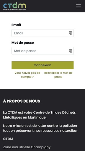 CTDM Mon Compte Screen 2