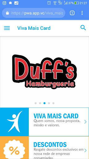 Viva Mais Card Screen 3
