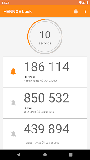 Android application HENNGE Lock screenshort