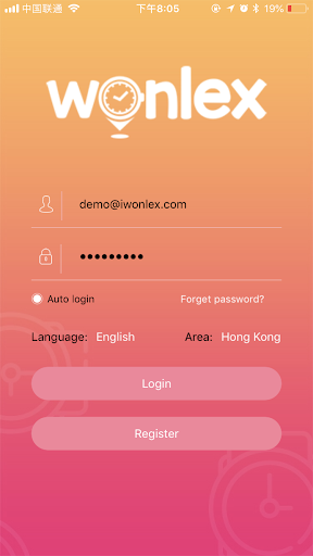 Android application Wonlex screenshort