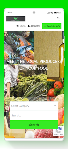 Android application HWYFOODS screenshort