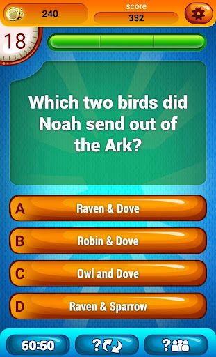 Bible Trivia Game Screen 2