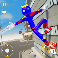 Rainbow friends rope hero game