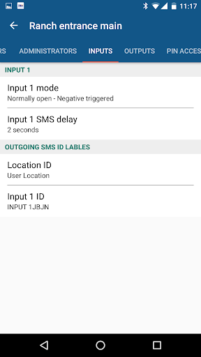Android application ControlFreqUK screenshort