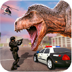 Cover Image of Descargar Simulador de dinosaurios: campo de batalla de la ciudad  APK