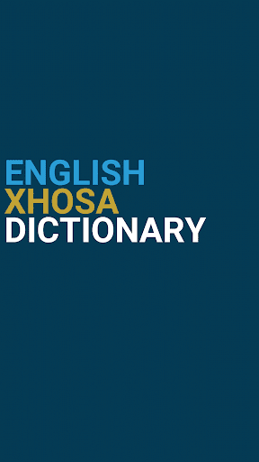 Android application English : Xhosa Dictionary screenshort