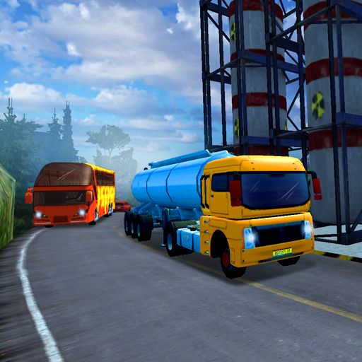Offroad Oil Tanker Truck Drive logo