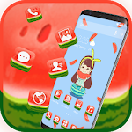 Cover Image of 下载 Yummy Watermelon Theme 1.5 APK