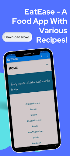 Android application EatEase screenshort