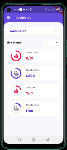 Carnivalist: Event Management Screen 2