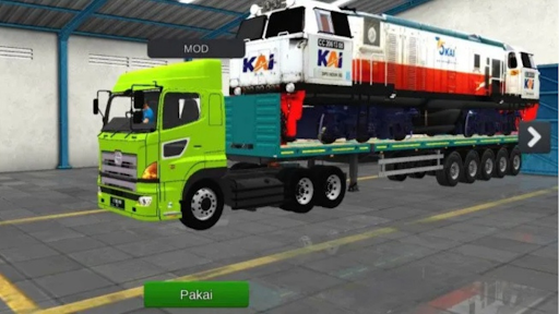 Android application Bussid Mod Dump Truck Hino screenshort