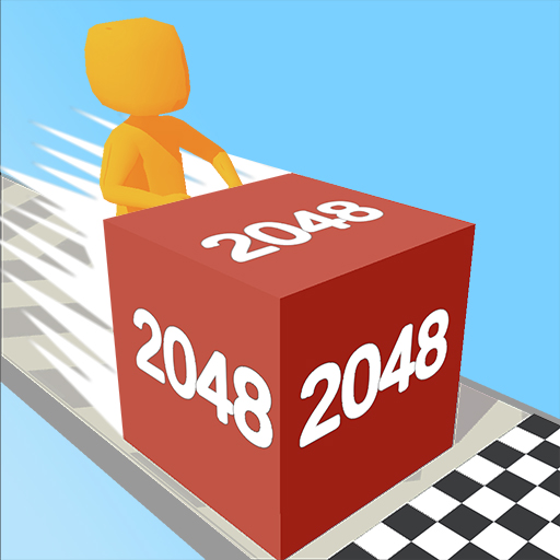 2048 Run 3D Logo