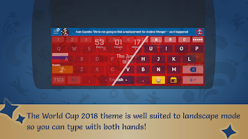 screenshot of ai.keyboard theme for World Cu