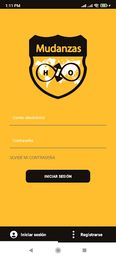 Android application Mudanzas HO screenshort