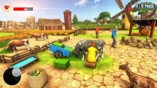 Tractor Farming Games Offline apktram screenshots 8