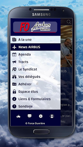 Android application FO AIRBUS ATLANTIC Nantes screenshort