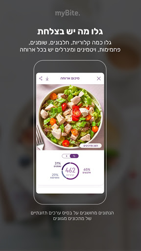 myBite. Screen 2