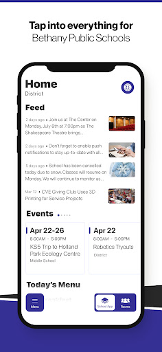 Android application Bethany Public Schools screenshort