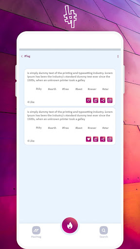 Hashtag for Instagram