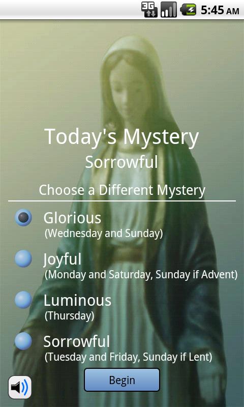 Android application My Rosary screenshort