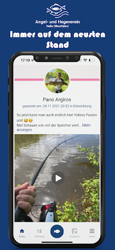 Android application Mitgliederbereich screenshort