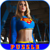 Sexy Super Woman Puzzle icon