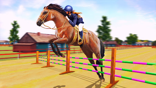 Android application Horse Riding 3D Simulation screenshort