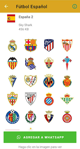Stickers de Fútbol Español Screen 2