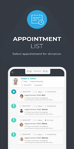 OmniOne Dictation Screen 2