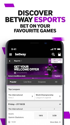 Betway Live Sports Betting Appのおすすめ画像5