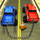 Chained Cars Racing Games Stunt Truck Driver 3D icon