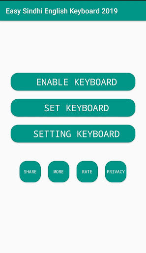 Android application Sindhi English Keyboard screenshort