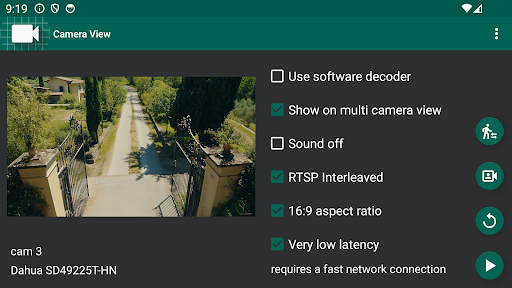 Screenshot of IP Camera Viewer