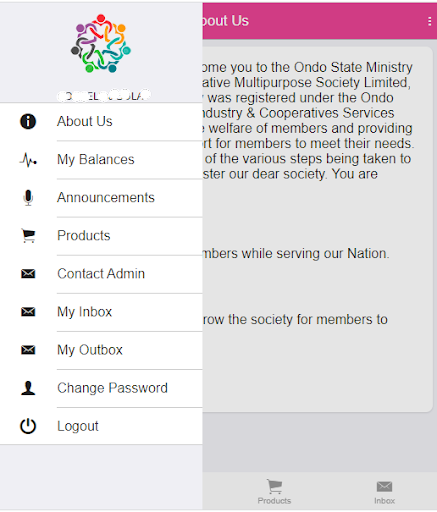 Ondo Women Affairs Cooperative Screen 2