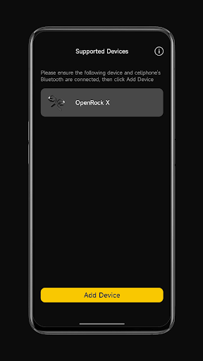 Android application OpenRock screenshort