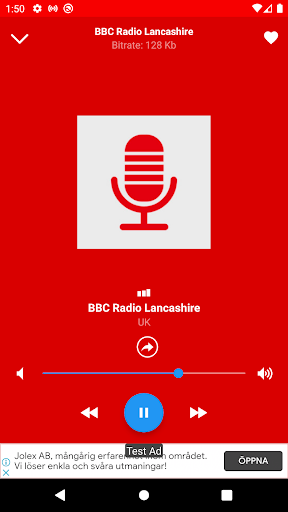 Android application Uk BBC Radio lancashire App screenshort