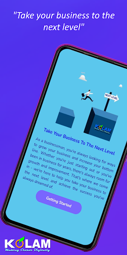 Android application Kolam Partner screenshort