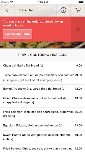 Pizza Bar Pizza Screen 3