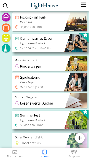 Android application LightHouse Rostock screenshort
