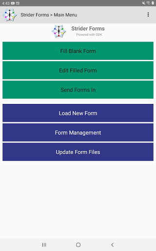 Strider Forms Screen 3